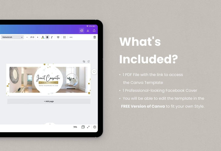 Ladystrategist Janet Facebook Cover Canva Template instagram canva templates social media templates etsy free canva templates