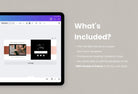 Ladystrategist Jens Facebook Cover Canva Template instagram canva templates social media templates etsy free canva templates