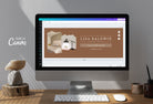 Ladystrategist Lisa Facebook Cover Canva Template instagram canva templates social media templates etsy free canva templates