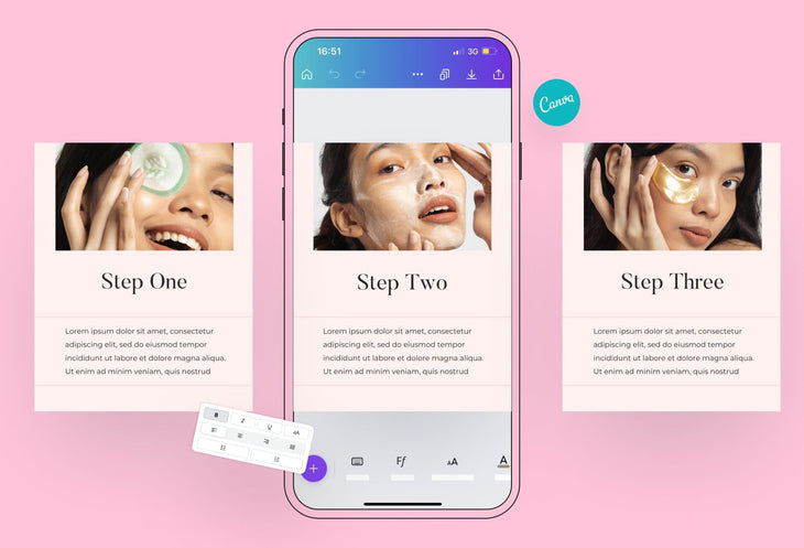 Ladystrategist Lovely Carousel Instagram Engagement Booster Canva Template instagram canva templates social media templates etsy free canva templates