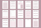 Ladystrategist Manifestation Planner Canva Template Printable and Editable instagram canva templates social media templates etsy free canva templates