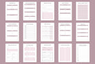 Ladystrategist Manifestation Planner Canva Template Printable and Editable instagram canva templates social media templates etsy free canva templates