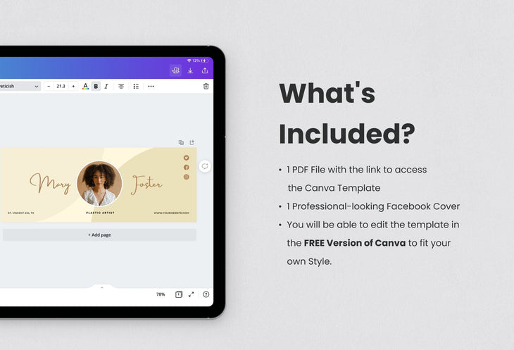 Ladystrategist Mary Facebook Cover Canva Template instagram canva templates social media templates etsy free canva templates