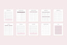 Ladystrategist Meal Planner Printable and Editable Canva Template instagram canva templates social media templates etsy free canva templates