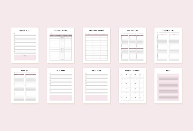 Ladystrategist Meal Planner Printable and Editable Canva Template instagram canva templates social media templates etsy free canva templates
