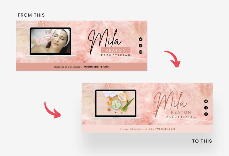 Ladystrategist Mila Facebook Cover Canva Template instagram canva templates social media templates etsy free canva templates
