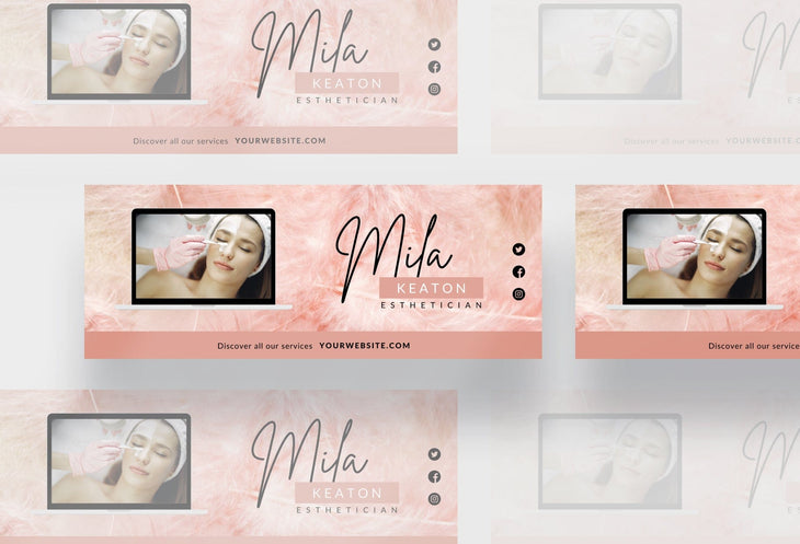 Ladystrategist Mila Facebook Cover Canva Template instagram canva templates social media templates etsy free canva templates