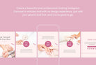 Ladystrategist Modern Carousel Instagram Engagement Booster Canva Template instagram canva templates social media templates etsy free canva templates