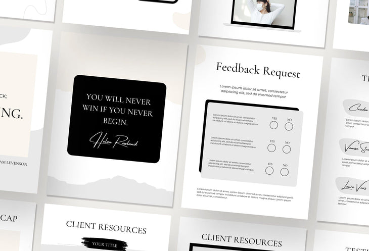 Ladystrategist Modern Service Providers Bundle instagram canva templates social media templates etsy free canva templates