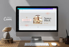 Ladystrategist Nancy Facebook Cover Canva Template instagram canva templates social media templates etsy free canva templates
