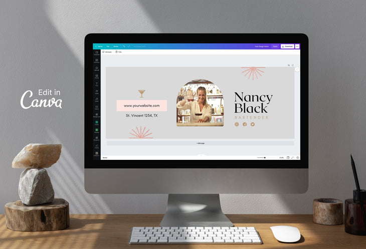 Ladystrategist Nancy Facebook Cover Canva Template instagram canva templates social media templates etsy free canva templates