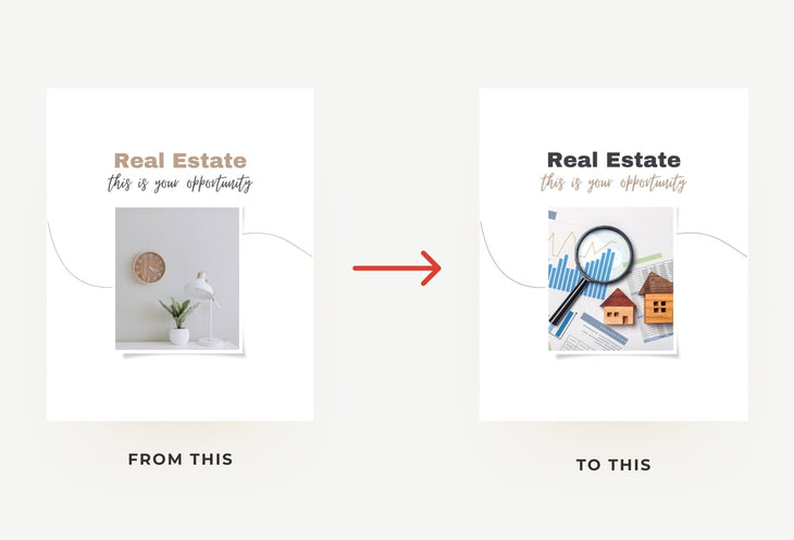 Ladystrategist Nora Real Estate 6-Page Carousel Canva Template instagram canva templates social media templates etsy free canva templates