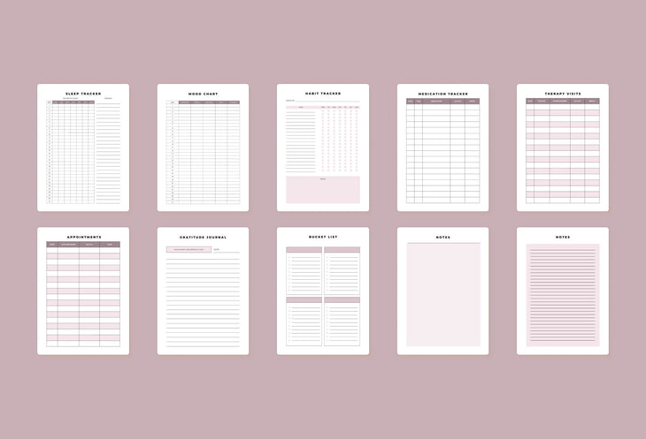 Ladystrategist OCD Therapy Planner Canva Template for Coaches instagram canva templates social media templates etsy free canva templates