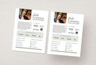 Ladystrategist Paula Speaker One-Sheet Canva Template instagram canva templates social media templates etsy free canva templates