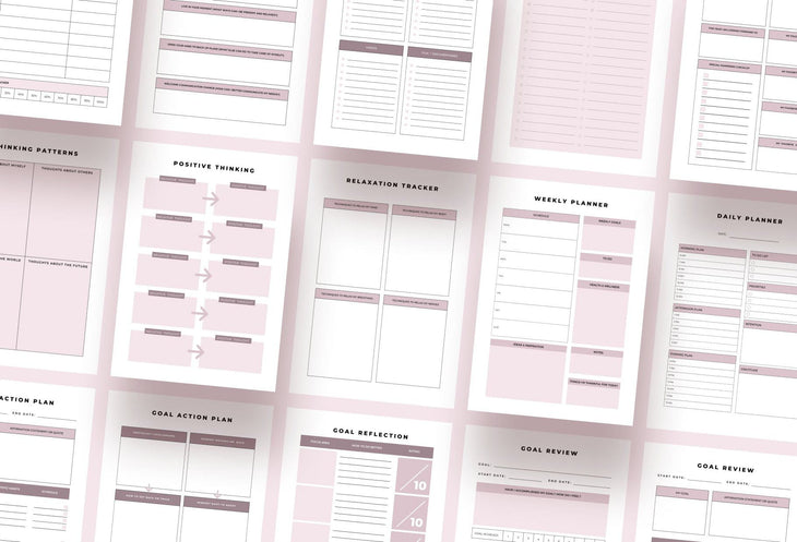 Ladystrategist Personal Growth Planner Canva Template instagram canva templates social media templates etsy free canva templates