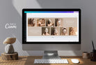 Ladystrategist Photovision Facebook Cover for Photographers - Editable Canva Template instagram canva templates social media templates etsy free canva templates