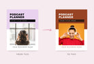 Ladystrategist Printable and Editable Podcast Planner Canva Template instagram canva templates social media templates etsy free canva templates