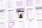 Ladystrategist Printable and Editable Podcast Planner Canva Template instagram canva templates social media templates etsy free canva templates