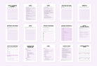 Ladystrategist Printable and Editable Podcast Planner Canva Template instagram canva templates social media templates etsy free canva templates