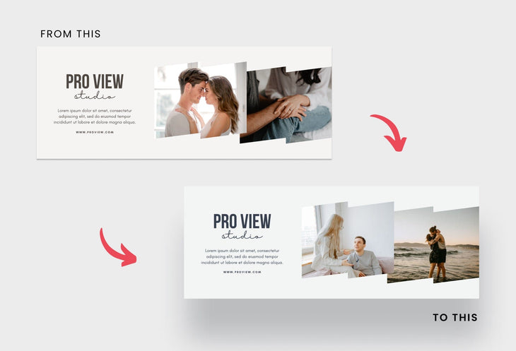 Ladystrategist Pro View Studio Facebook Cover for Photographers Editable Canva Template instagram canva templates social media templates etsy free canva templates