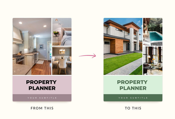 Ladystrategist Property Planner Canva Template instagram canva templates social media templates etsy free canva templates