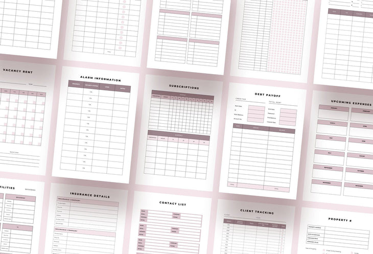 Ladystrategist Property Planner Canva Template instagram canva templates social media templates etsy free canva templates