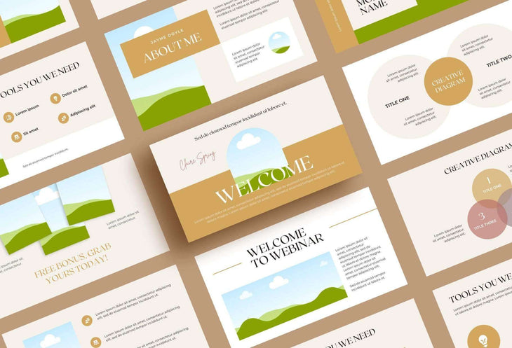 Ladystrategist Quill Course Creator & Webinar Deck instagram canva templates social media templates etsy free canva templates