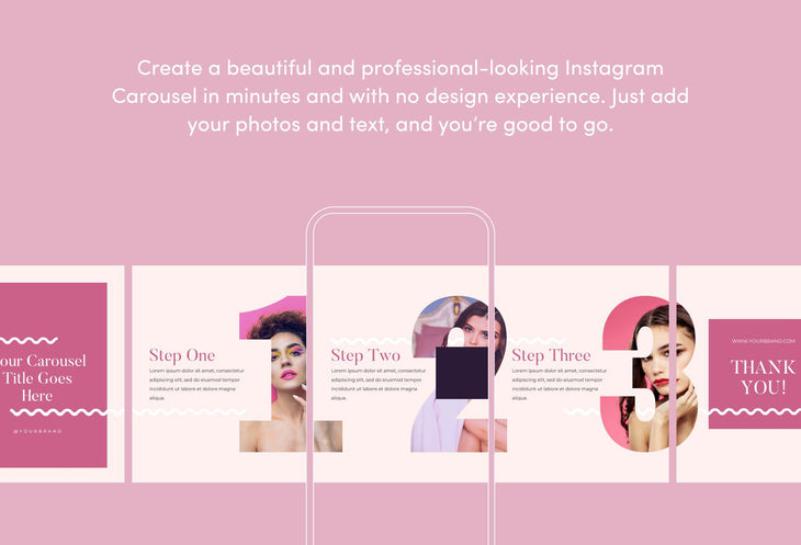 Ladystrategist Rainbow Carousel Instagram Engagement Booster Canva Template instagram canva templates social media templates etsy free canva templates