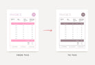 Ladystrategist Rose Pink Invoice Canva Template Printable and Editable instagram canva templates social media templates etsy free canva templates