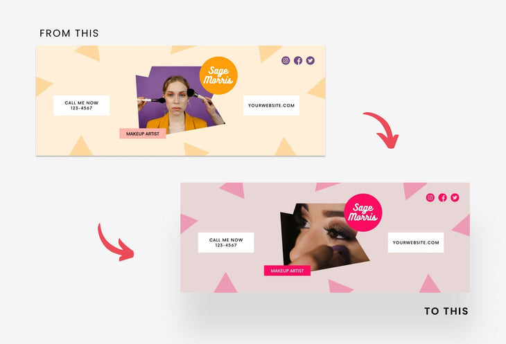 Ladystrategist Sage Facebook Cover Canva Template instagram canva templates social media templates etsy free canva templates