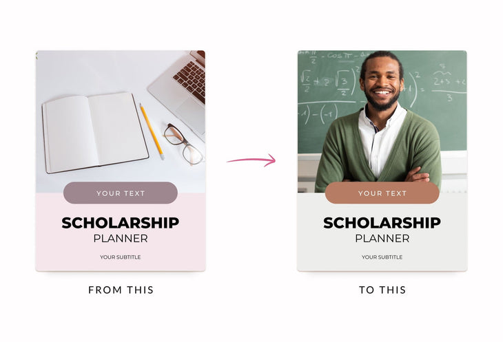 Ladystrategist Scholarship Planner Canva Template instagram canva templates social media templates etsy free canva templates