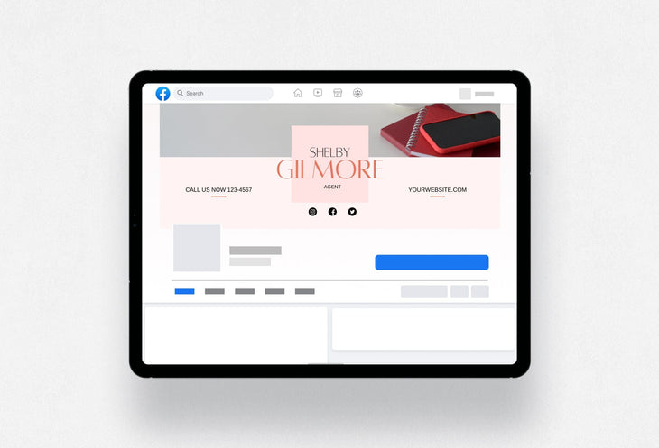 Ladystrategist Shelby Facebook Cover Canva Template instagram canva templates social media templates etsy free canva templates