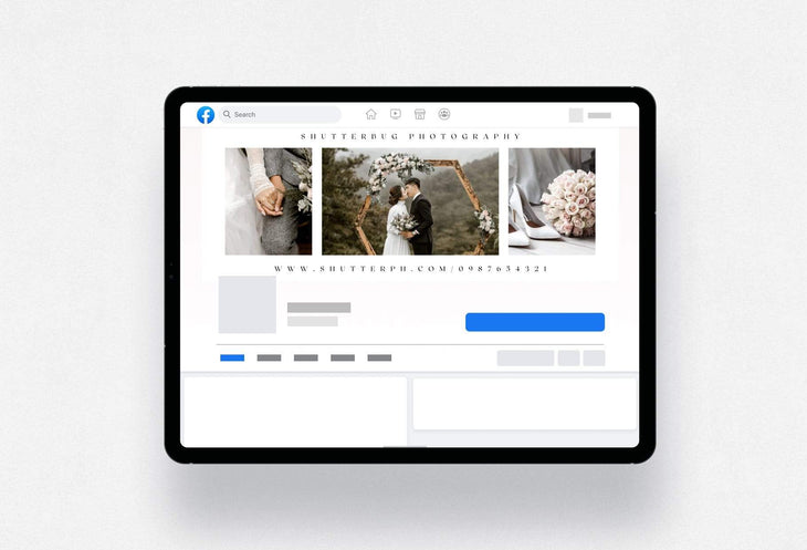 Ladystrategist ShutterBug Facebook Cover for Photographers - Editable Canva Template instagram canva templates social media templates etsy free canva templates