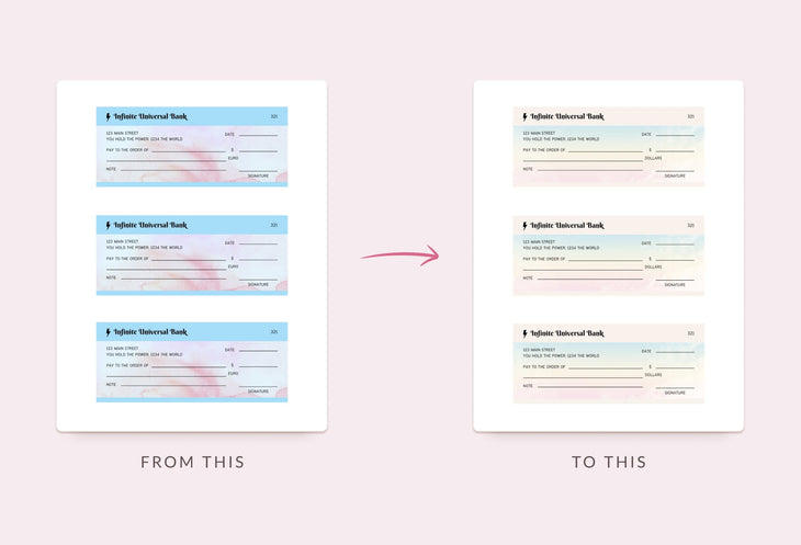 Ladystrategist Smith Apple Manifestation Check Printable and Editable Canva Template instagram canva templates social media templates etsy free canva templates