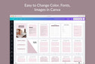 Ladystrategist Switch Off Journal Canva Template instagram canva templates social media templates etsy free canva templates