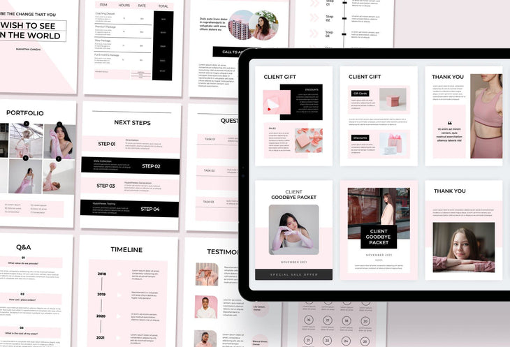 Ladystrategist The Ultimate Coaching Canva Template Kit instagram canva templates social media templates etsy free canva templates