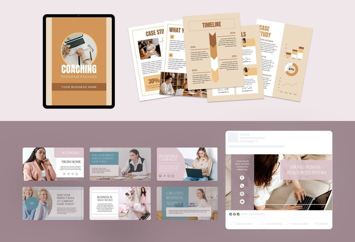 Ladystrategist The Ultimate Coaching Canva Template Kit instagram canva templates social media templates etsy free canva templates