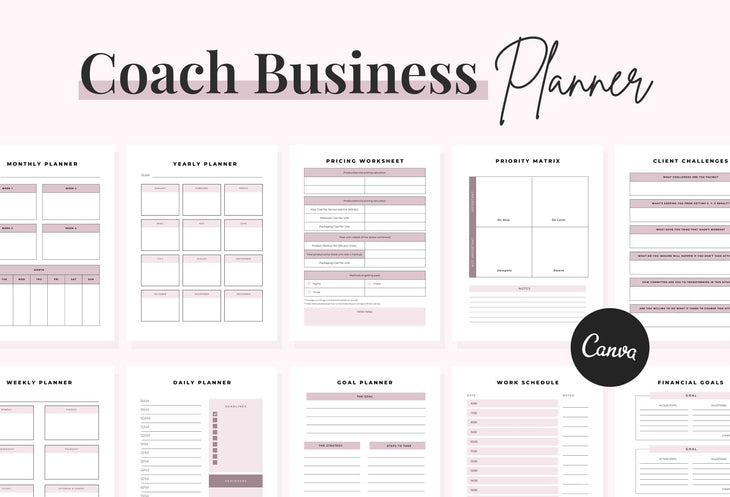 Ladystrategist The Ultimate Coaching Canva Template Kit instagram canva templates social media templates etsy free canva templates