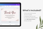 Ladystrategist Tina Printable Thank You Card Packaging Insert Note Canva Template instagram canva templates social media templates etsy free canva templates