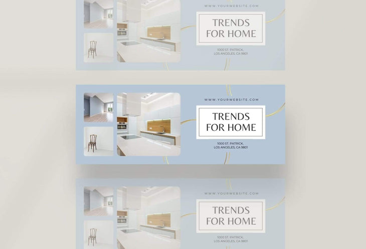 Ladystrategist Trends for home Facebook Cover Canva Template instagram canva templates social media templates etsy free canva templates