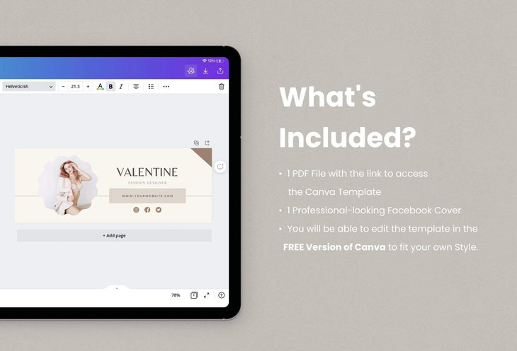 Ladystrategist Valentine Facebook Cover Canva Template instagram canva templates social media templates etsy free canva templates