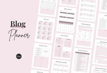 Ladystrategist Blog Planner Canva Template instagram canva templates social media templates etsy free canva templates