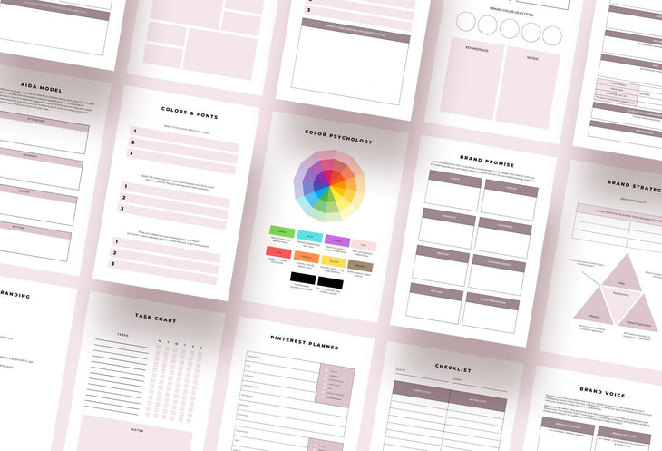 Ladystrategist Branding Planner Canva Template instagram canva templates social media templates etsy free canva templates
