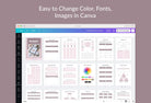 Ladystrategist Branding Planner Canva Template instagram canva templates social media templates etsy free canva templates