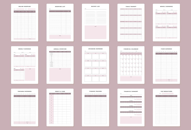Ladystrategist Budget Planner Canva Template instagram canva templates social media templates etsy free canva templates