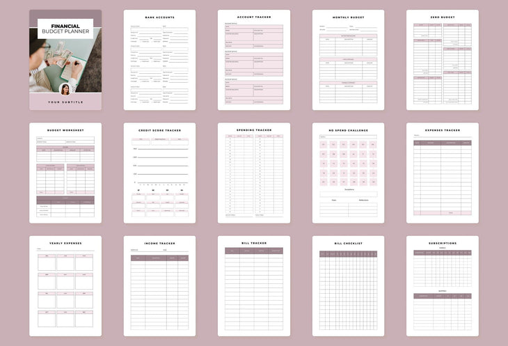 Ladystrategist Budget Planner Canva Template instagram canva templates social media templates etsy free canva templates