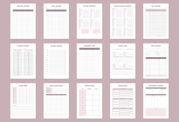 Ladystrategist Budget Planner Canva Template instagram canva templates social media templates etsy free canva templates