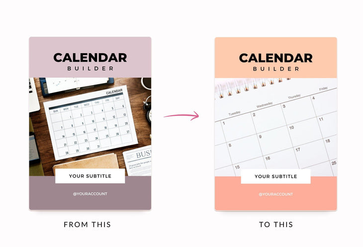 Ladystrategist Calendar Canva Planner Template instagram canva templates social media templates etsy free canva templates