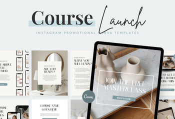 Ladystrategist Course Launch Instagram Promotional Canva Templates instagram canva templates social media templates etsy free canva templates