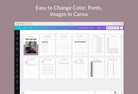 Ladystrategist Debt Trackers Canva Template instagram canva templates social media templates etsy free canva templates
